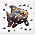 Glittery Amazing Fish Wooden Jigsaw Puzzle