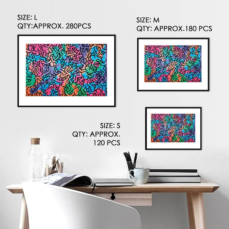 Graffiti Art Wooden Jigsaw Puzzle