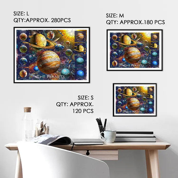 Planets Wooden Jigsaw Puzzle