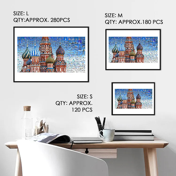St.Basil's Cathedral Wooden Jigsaw Puzzle