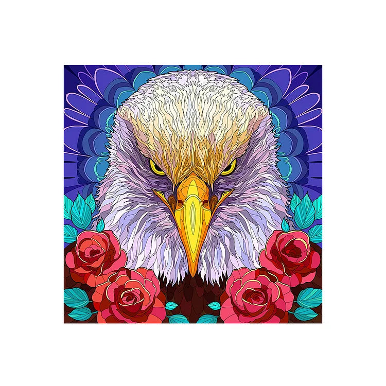 Flower Eagle Wooden Jigsaw Puzzle
