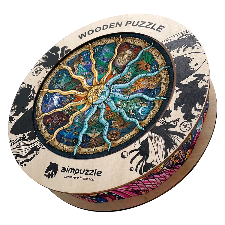 Zodiac Signs - Wooden Jigsaw Puzzle