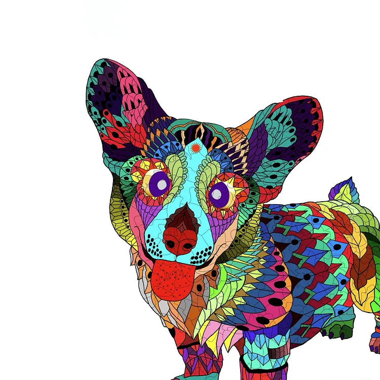Corgi Wooden Jigsaw Puzzle