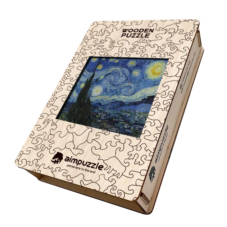 Van Gogh Starry Night Wooden Jigsaw Puzzle
