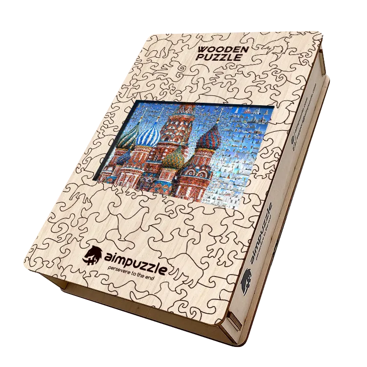 St.Basil's Cathedral Wooden Jigsaw Puzzle