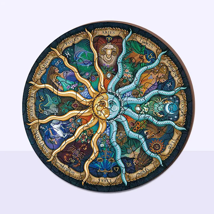Zodiac Signs - Wooden Jigsaw Puzzle