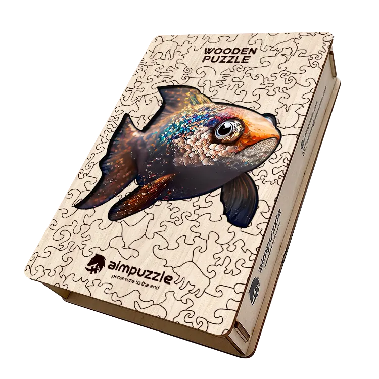Glittery Amazing Fish Wooden Jigsaw Puzzle