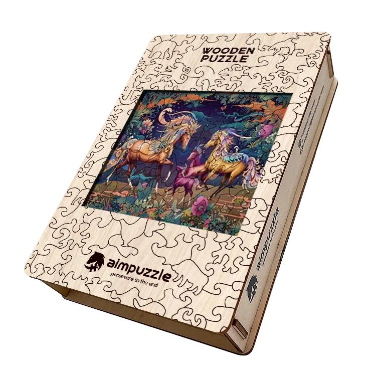 Flying Horse Wooden Jigsaw Puzzle