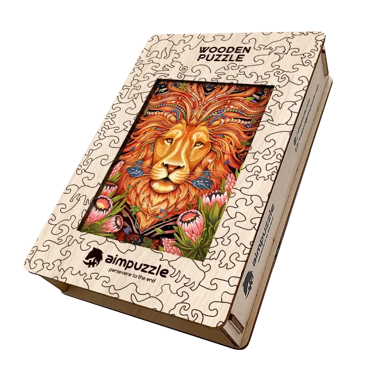 Beautiful Lion Wooden Jigsaw Puzzle