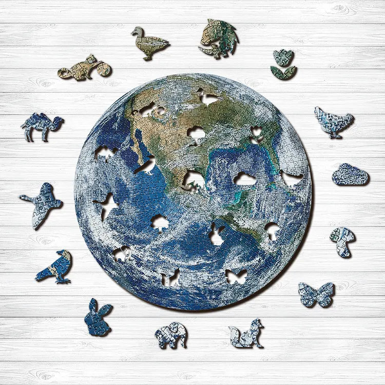 Earth Wooden Jigsaw Puzzle