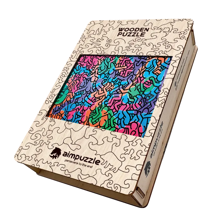 Graffiti Art Wooden Jigsaw Puzzle