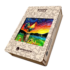Van Gogh Rooster Wooden Jigsaw Puzzle