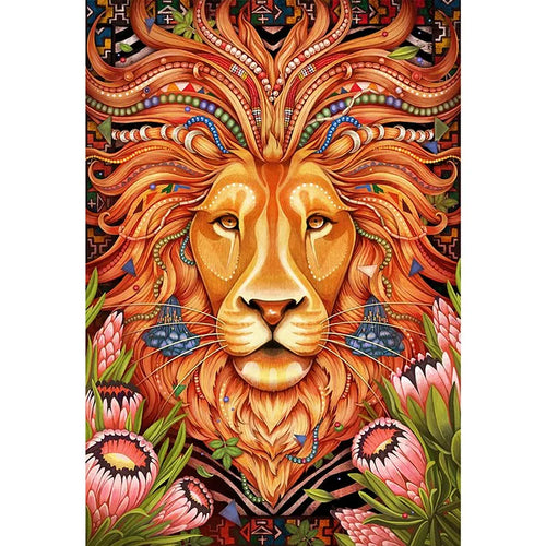 Beautiful Lion Wooden Jigsaw Puzzle