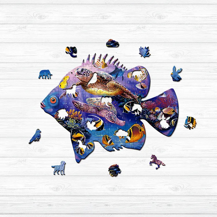 Underwater World Wooden Jigsaw Puzzle