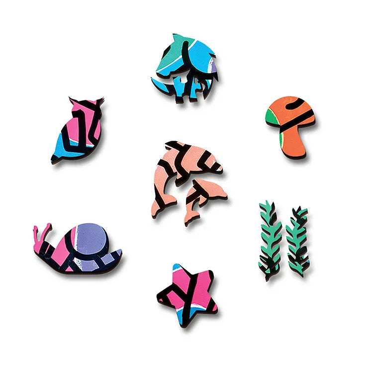 Graffiti Art Wooden Jigsaw Puzzle