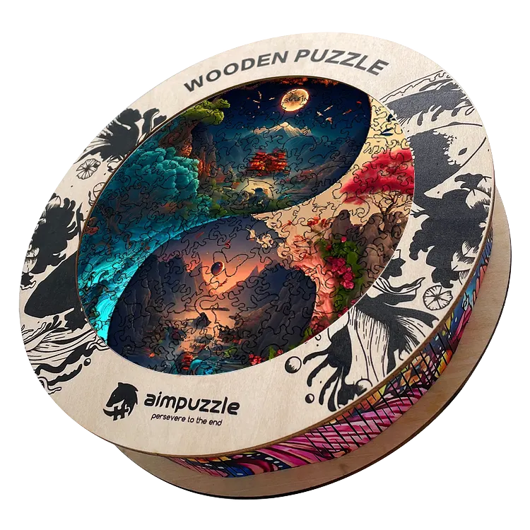 Two Magical World Wooden Jigsaw Puzzle
