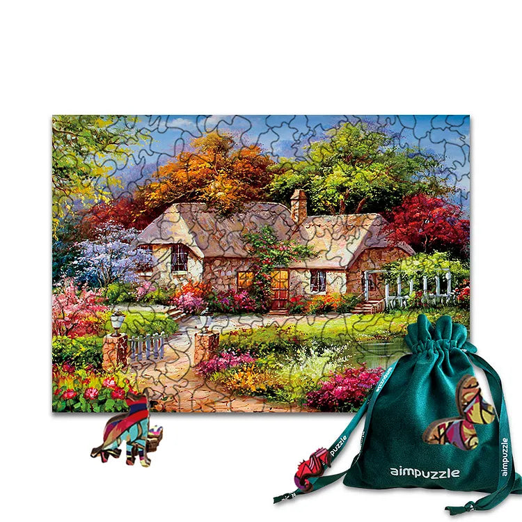 Country House Wooden Jigsaw Puzzle
