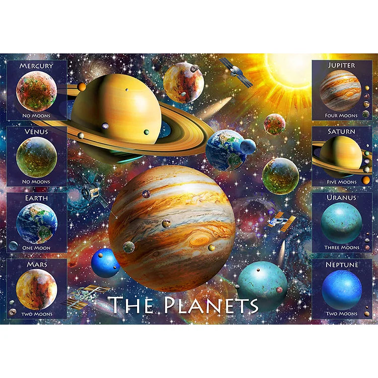 Planets Wooden Jigsaw Puzzle