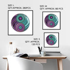 Yin Yang Mandala Wooden Jigsaw Puzzle