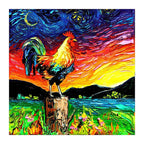 Van Gogh Rooster Wooden Jigsaw Puzzle