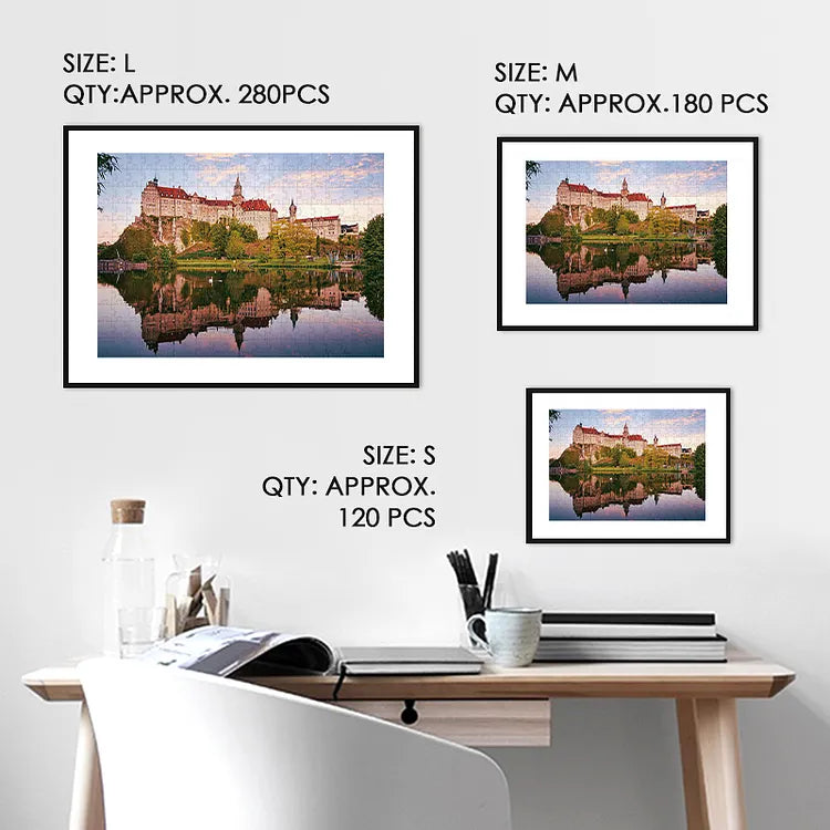 Sigmaringen Castle Wooden Jigsaw Puzzle