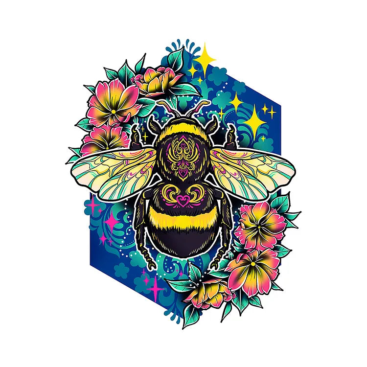 Flower Queen Bee - Wooden Jigsaw Puzzle