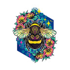Flower Queen Bee - Wooden Jigsaw Puzzle