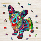 Corgi Wooden Jigsaw Puzzle